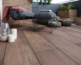 Плитка керамограніт Paradyz Willow Brown 2.0 29,5х119,5 см  R-R-0,3X1,2-1-WILL.BR20