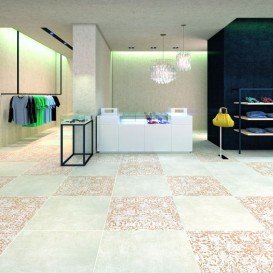 Плитка керамогранит Zeus Ceramica Cemento Bianco 60х60 см ZRXF1