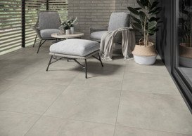 Плитка клинкер Cerrad Macro Grys 60x60 см 5902510808402