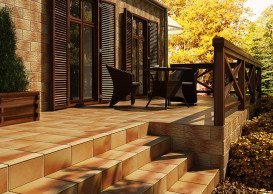 Плитка клинкер напольная Cerrad Jesienny Lisc 30x30 см 5903263445296