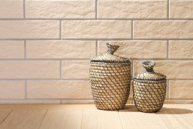 Плитка клинкер настенная Cerrad Krem RUST 24,5x6,5 см 5903263449737