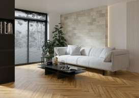 Плитка клінкер настінна Cerrad Saltstone Bianco 30x14,8 см 5902510809348