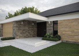 Плитка клинкер настенная Cerrad Saltstone Grafit 30x14,8 см 5902510809386