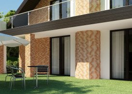 Плитка клінкер настінна Cerrad Stone cer 8 Mocca 30x14,8 см 5903263447306