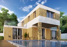 Плитка клінкер настінна Cerrad Western Dakota RUST 24,5x6,5 см 5903263449607