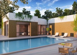 Плитка клінкер настінна Cerrad Western Montana RUST 24,5x6,5 см 5903263449638