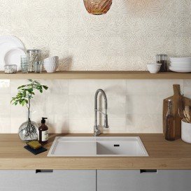 Плитка настінна Cristacer Megan Folie Decor Silver 60х20 см 181902