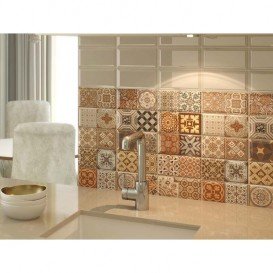 Плитка настінна Monopole Ceramica Antique Marron 20х10 см 055201