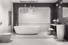 Плитка настінна Paradyz Esten Bianco B Struktura 29,5х59,5 см SSR-295X595-1-ESTN.BIB