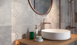 Плитка настенная Paradyz Harmony Grys Sciana Patchwork 30х60 см S---300X600-1-HARM.GRPAT