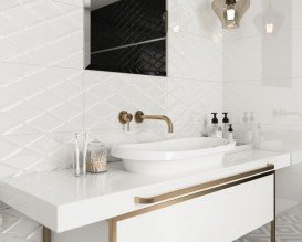 Плитка настінна Paradyz Moonlight Bianco 29,8х59,8 см S-R-295X595-1-MOON.BI-NEB