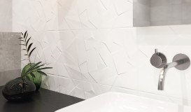 Плитка настінна Paradyz Natura Bianco Sciana Struktura 30х60 см SS--300X600-1-NATR.BI