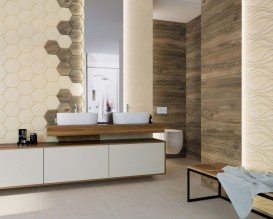 Плитка настінна Paradyz Serene Beige Heksagon 19,8х17,1 см SS--198X171-1-SERE.BE