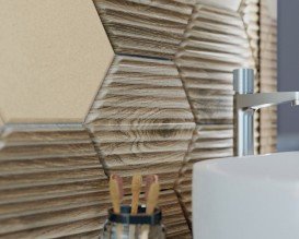 Плитка настінна Paradyz Serene Beige Heksagon 19,8х17,1 см SS--198X171-1-SERE.BE