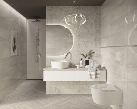 Плитка настенная Paradyz Silence Silver глянцевая 25х75 см S-R-250X750-1-SILE.SI