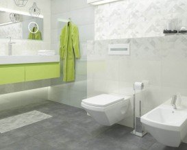 Плитка настінна Paradyz Tonnes Bianco 30х60 см S---300X600-1-TONN.BI---2