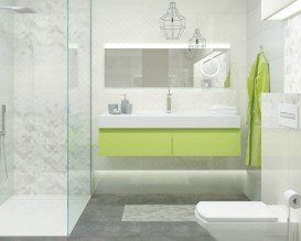 Плитка настінна Paradyz Tonnes Bianco Kratka 30х60 см S---300X600-1-TONN.BIKA-2