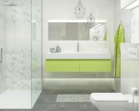 Плитка настінна Paradyz Tonnes Bianco Kratka 30х60 см S---300X600-1-TONN.BIKA-2