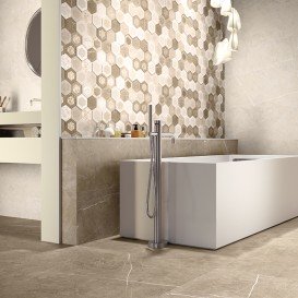 Плитка настінна Porcelanite Dos 8215 Crema Relieve Rodas 80х33,3 см 247703