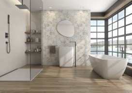 Плитка настенная Saloni Interior Dedon Iris 75х25 см 157206