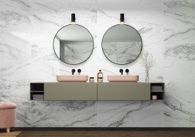 Плитка Pamesa Cr Niro White Leviglass 45х90