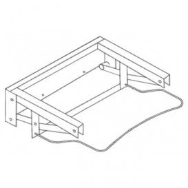 Пневматичний стенд для установки раковини Hatria Autonomy метал Y0CF