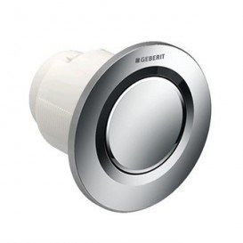 Пневмокнопка змиву для унітазу Geberit Type 01 дистанційна одинарний змив хром глянсовий 116.040.21.1