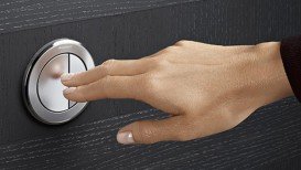 Пневмокнопка змиву для унітазу Geberit Type 10 подвійний змив нержавіюча сталь 116.057.SN.1