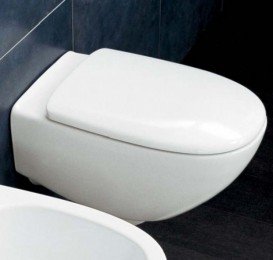 Унитаз подвесной безободковый  Flaminia Spin goclean white 5085G