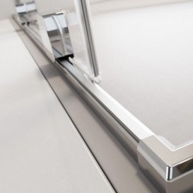 Подвижная часть шторки для ванны Radaway Furo PND II 88.8х150 см левая профиль хром стекло прозрачное 10109888-01-01L