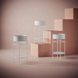 Полиця для консолі ArtCeram Fuori Scala метал білий матовий TFA002 05