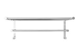 Полиця для сушки для рушників Mario Inox 520х284 мм кругла нержавіюча сталь хром 4820258986545