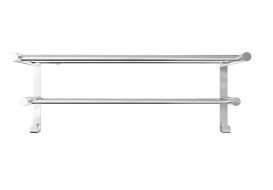 Полка для полотенцесушителя Mario Inox 520х204 мм круглая нержавеющая сталь хром 4820258986538