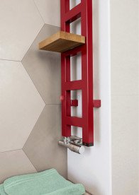 Полка для полотенцесушителя Terma Easy 20х18 см дерево бук WRPEAS020 ВUK