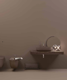 Полиця підвісна під раковину Kerasan Nolita 120х51 см состаренная ялина 733547