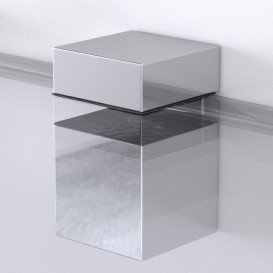 Полкодержатель Sanwerk Rei 30x30x45 мм матований хром ZC0000145