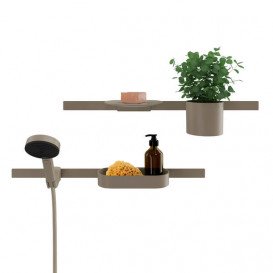 Полочка для душа Hansgrohe WallStoris Planet Edition 250 мм пластик песочный 28912210