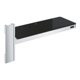 Полиця для ванної Grohe Rainshower Aqua метал/скло чорний/хром 101677KI00