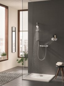 Полочка для ванной Grohe Selection без держателя стекло 41037000