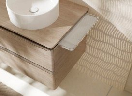 Полочка для ванной Hansgrohe Xelu Q 43 см металл/стекло хром 54144000