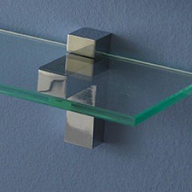 Поличка для ванної Kolpa-san 60х12 см прозоре скло 529160