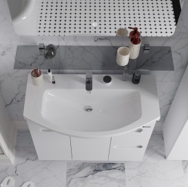 Полочка для ванной Sanwerk 1000х120х6 мм стеклянная сверхпрозрачная ZC0000148