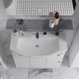 Полочка для ванной Sanwerk 800х120х6 мм стеклянная сверхпрозрачная ZC0000146