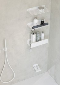 Полочка для ванной Sonia Quick алюминий белый 185092