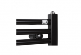 Полотенцесушитель електричний Zehnder Virando з теном HEC прихованого монтажу чорний матовий AB-120-060-9017-HEC-HID