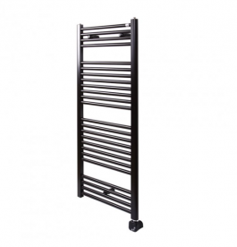 Полотенцесушитель електричний Zehnder Virando з теном HEC прихованого монтажу чорний матовий AB-120-060-9017-HEC-HID