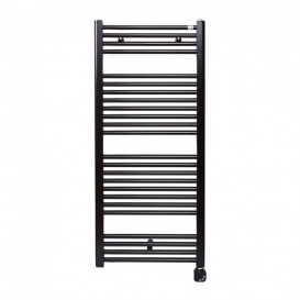 Полотенцесушитель електричний Zehnder Virando з теном HEC прихованого монтажу чорний матовий AB-120-050-9017-HEC-HID