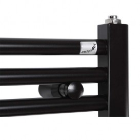 Полотенцесушитель електричний Zehnder Virando з теном NEX прихованого монтажу чорний матовий AB-120-050-9017-NEX-HID
