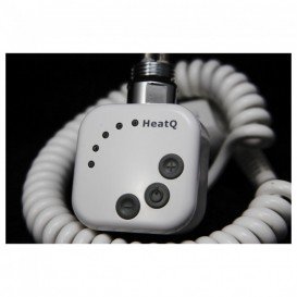 Полотенцесушитель електричний Zehnder Virando з теном HEC з проводом білий AB-080-050-9016-HEC-SC