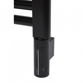 Полотенцесушитель водяной комбинированный Zehnder Virando 122,6х50 см с тэном HOTS черный матовый AB-120-050-05-9017-HOTS-MB